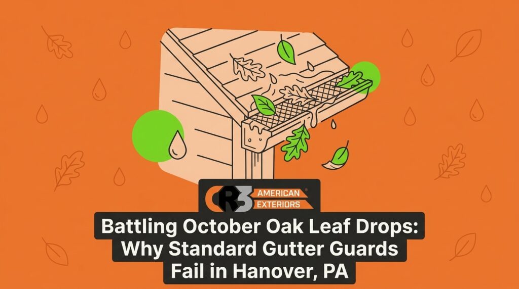 Battling October Oak Leaf Drops: Why Standard Gutter Guards Fail in Hanover, PA — featured image