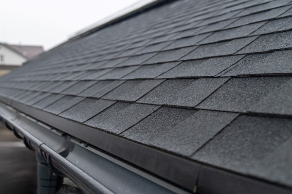 residential shingle roof and gutter installation